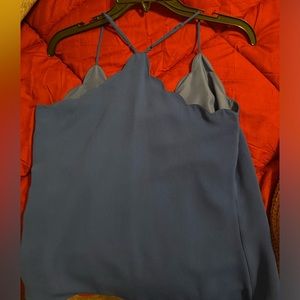 blue, J.Crew tank, size 00